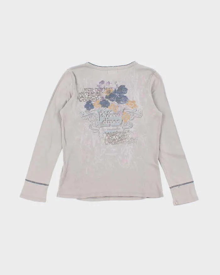 Vintage Y2k 00s To The Angel Long Sleeve Top - M sold by Rokit product image thumbnail 2