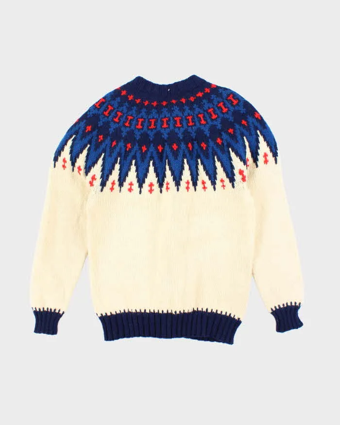 Vintage Handmade Nordic Style Knit Cardigan - M sold by Rokit product image thumbnail 2