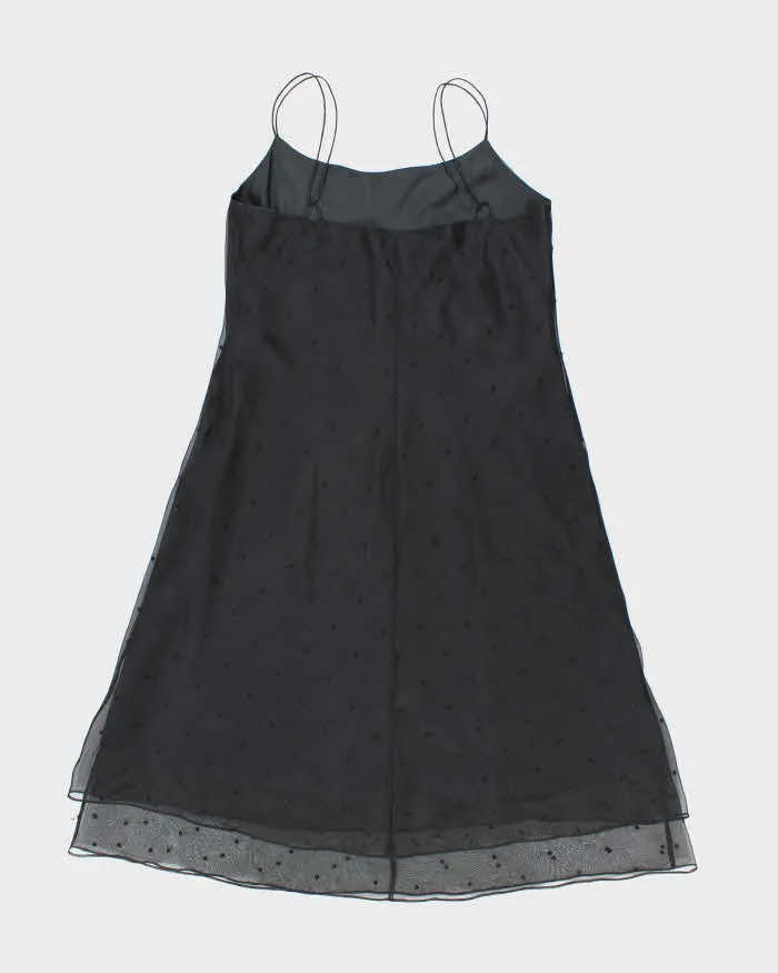 Vintage 90s Ralph Lauren Embroidered Silk Dress - M sold by Rokit product image thumbnail 2