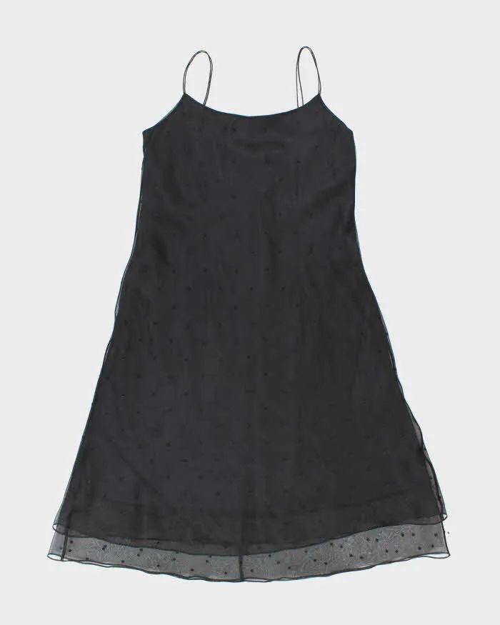 Vintage 90s Ralph Lauren Embroidered Silk Dress - M sold by Rokit