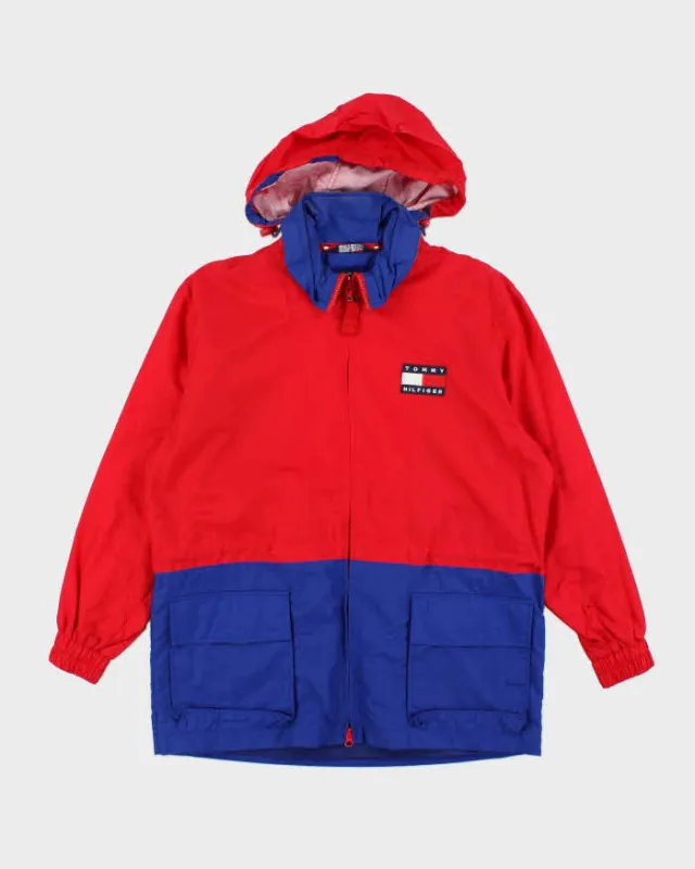 Vintage 90's Tommy Hilfiger Two Tone Anorak Jacket - S sold by Rokit