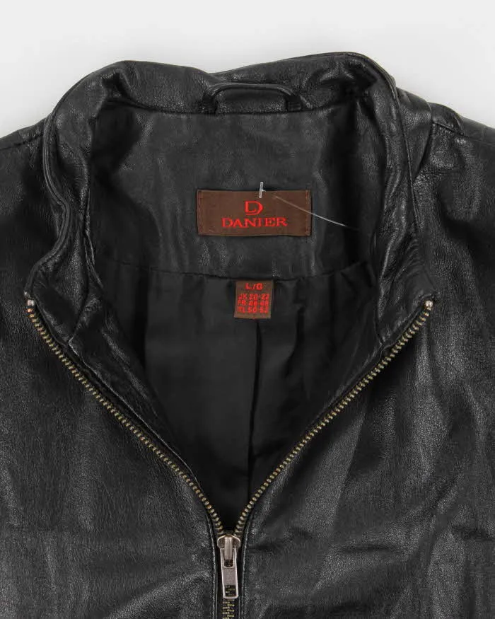 Vintage Y2K Danier Multi Zip Lightweight Leather Jacket - L sold by Rokit product image thumbnail 5