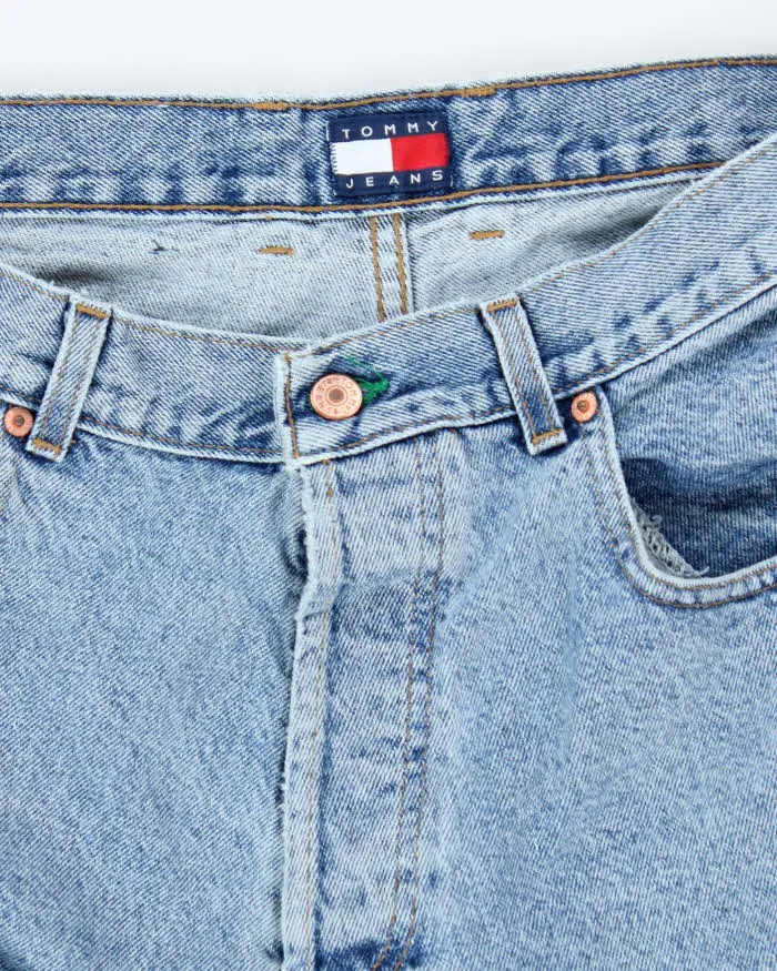 Vintage Y2K Tommy Hilfiger Baggy Fit Light Wash Jeans - W32 L32 sold by Rokit product image thumbnail 5