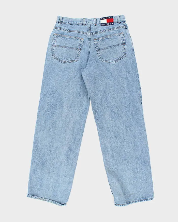 Vintage Y2K Tommy Hilfiger Baggy Fit Light Wash Jeans - W32 L32 sold by Rokit product image thumbnail 2
