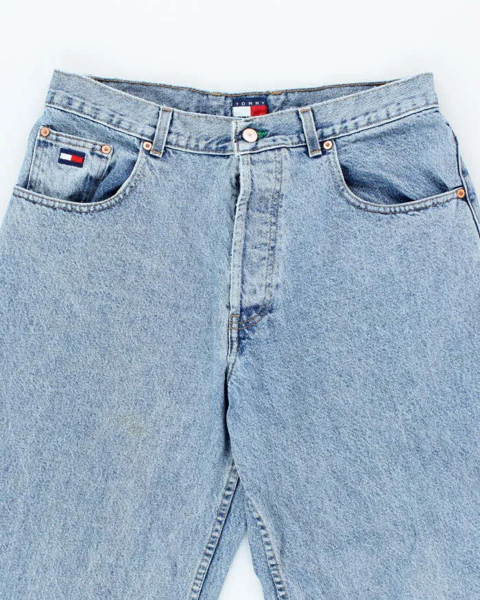 Vintage Y2K Tommy Hilfiger Baggy Fit Light Wash Jeans - W32 L32 sold by Rokit product image thumbnail 3