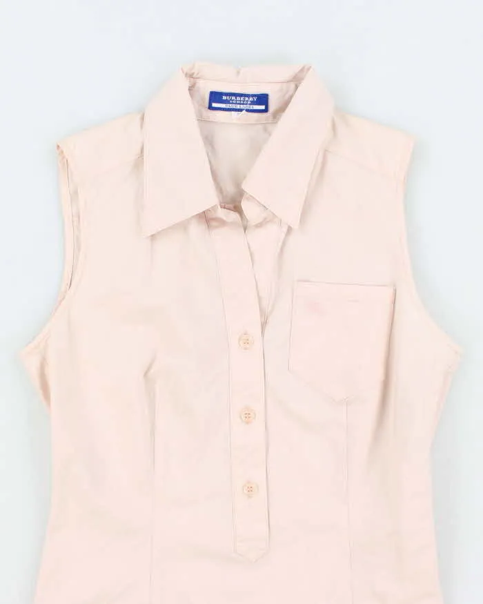 Vintage Burberry Blue Label Sleeveless Blouse - S sold by Rokit product image thumbnail 3