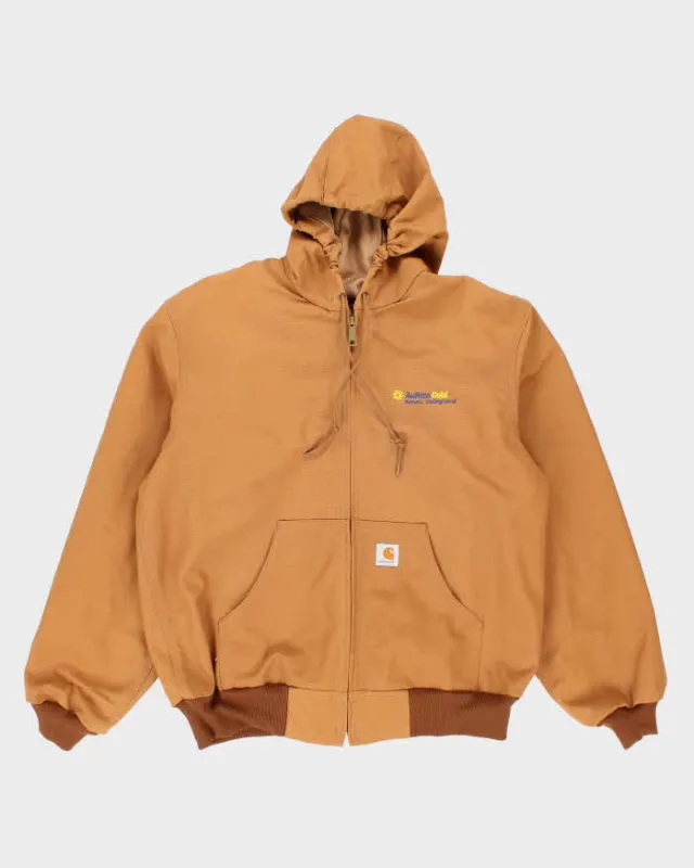 Vintage 2000's Carhartt Embroidered Hooded Active Jacket - M sold by Rokit