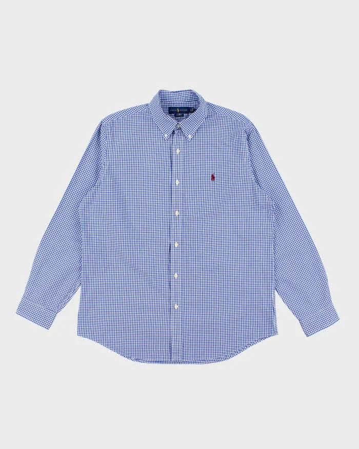 Vintage 2000's Ralph Lauren Checked Patterned Long Sleeve Shirt - L sold by Rokit