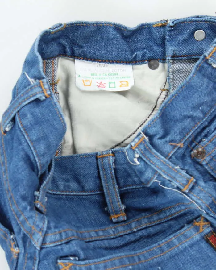 Vintage 80's Bootlegger Medium Wash High Waisted Flared Jeans - W22 L35 sold by Rokit product image thumbnail 5