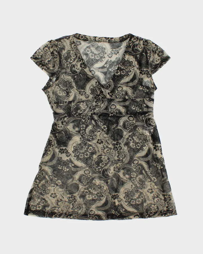 Vintage Y2k 00s St. Vermeer Mesh Top - M sold by Rokit