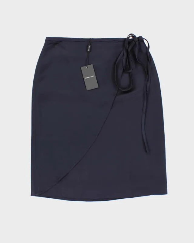 Deadstock Georgio Armani Silk Blend Wrap Skirt - XS sold by Rokit