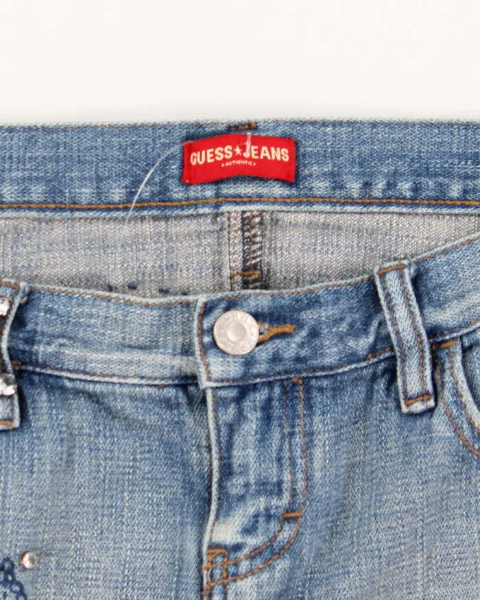 Vintage Y2k 00s Guess Embellished Denim Mini Skirt - XS sold by Rokit product image thumbnail 5