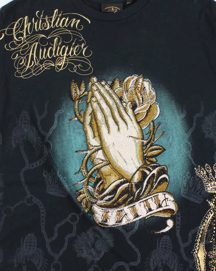 Vintage Y2k 00s Christian Audiger T-shirt - L sold by Rokit product image thumbnail 3