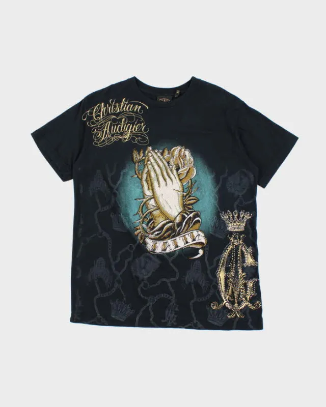 Vintage Y2k 00s Christian Audiger T-shirt - L sold by Rokit