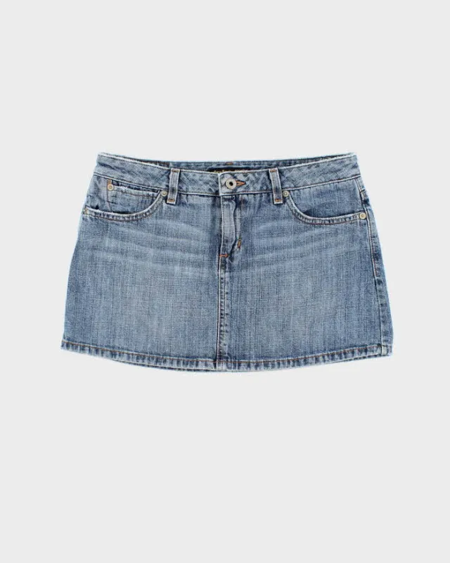Vintage Y2k 00s Guess Denim Mini Skirt - S sold by Rokit
