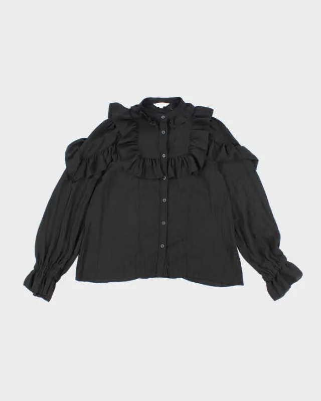 Vintage Y2k 00s Moussy Ruffle Blouse - M sold by Rokit
