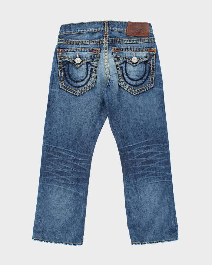 Vintage Y2K True Religion Dark Wash Straight Leg Jeans - W32 L28 sold by Rokit product image thumbnail 2