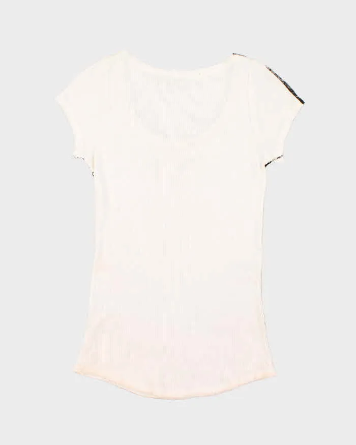 Vintage Y2k 00s Didier Parakian Newspaper Print Button Top - S sold by Rokit product image thumbnail 2