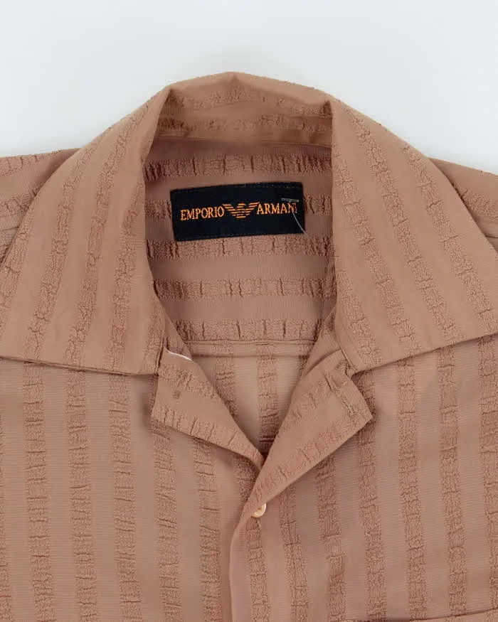 Vintage Emporio Armani All Over Print Textured Shirt - L sold by Rokit product image thumbnail 5