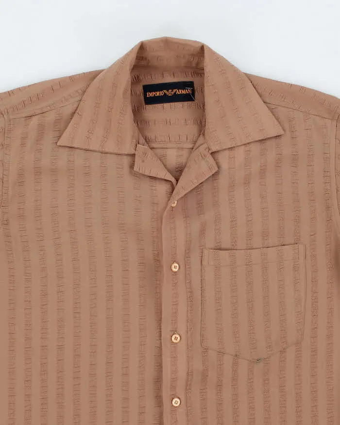 Vintage Emporio Armani All Over Print Textured Shirt - L sold by Rokit product image thumbnail 3