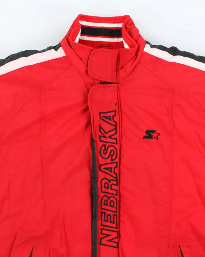 Vintage 90's Starter Nebraska Cornhuskers Lined Puffer Jacket - L sold by Rokit product image thumbnail 3