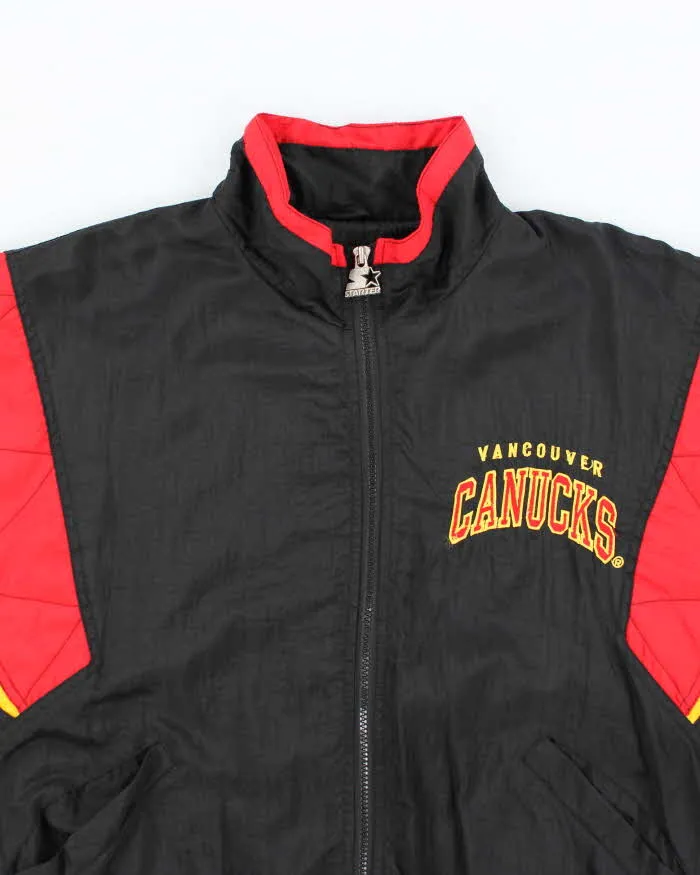 Vintage 2000's Starter Vancouver Canucks Embroidered Anorak Jacket - S sold by Rokit product image thumbnail 3