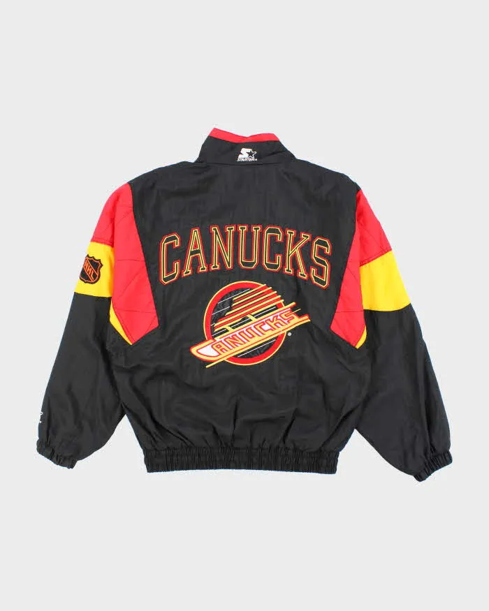Vintage 2000's Starter Vancouver Canucks Embroidered Anorak Jacket - S sold by Rokit product image thumbnail 2