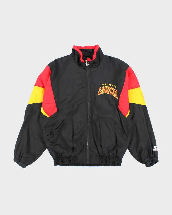 Vintage 2000's Starter Vancouver Canucks Embroidered Anorak Jacket - S sold by Rokit