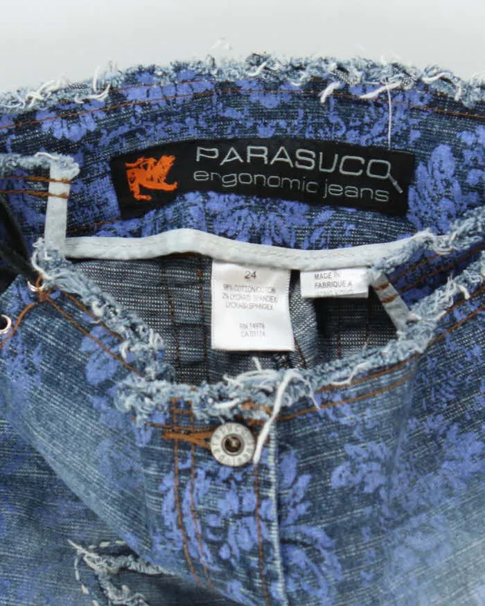 Vintage Y2k 00s Parasuco Ergonomic Lace-up Jeans - W27 L28 sold by Rokit product image thumbnail 5