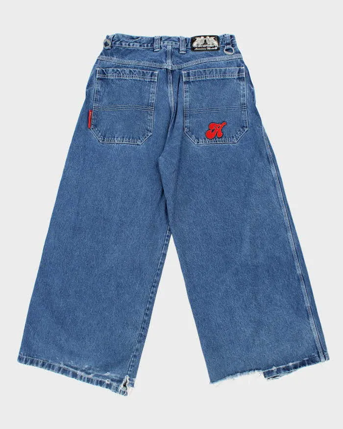 Vintage 2000's Kikwear Dark Wash Ultra Baggy Fit Jeans - W36 L30 sold by Rokit product image thumbnail 2