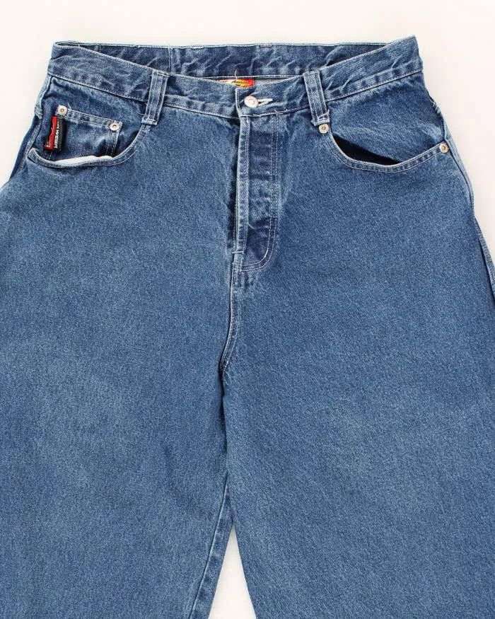 Vintage 2000's Kikwear Dark Wash Ultra Baggy Fit Jeans - W36 L30 sold by Rokit product image thumbnail 3