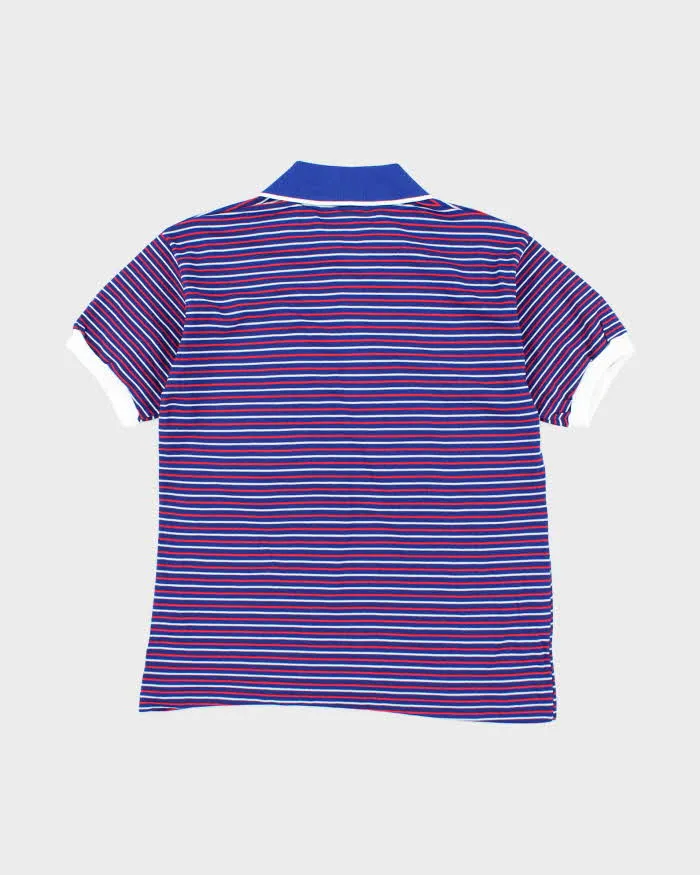 Vintage 80's KP Striped Quarter Zip Polo Shirt - L sold by Rokit product image thumbnail 2