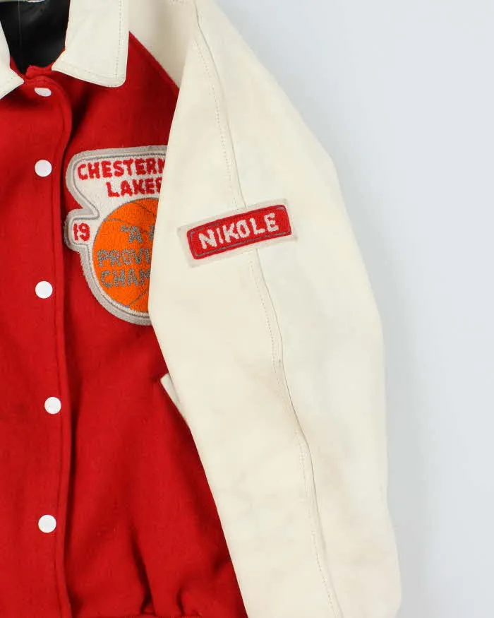 Vintage 80's Chestermere Lakers Basketball Embroidered Varsity Jacket - S sold by Rokit product image thumbnail 5