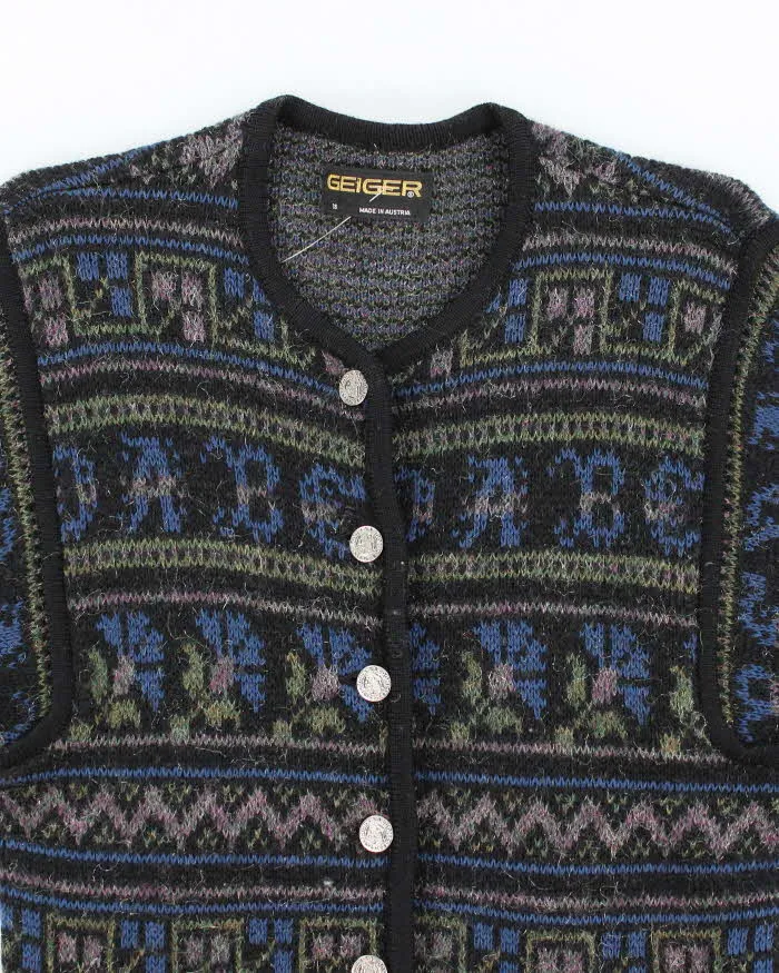 Vintage Geiger Mohair & Wool Blend Cardigan - S sold by Rokit product image thumbnail 3