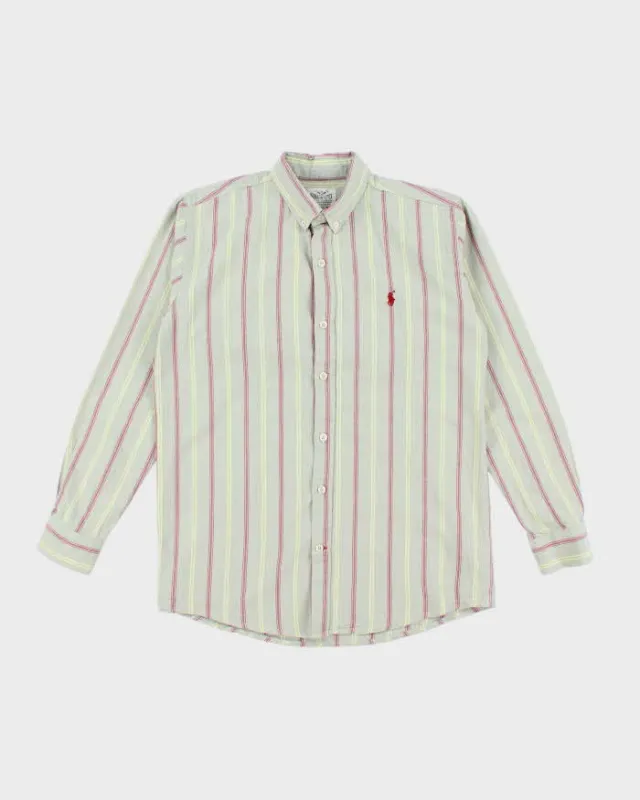 Vintage Ralph Lauren RRL Striped Long Sleeve Shirt - L sold by Rokit