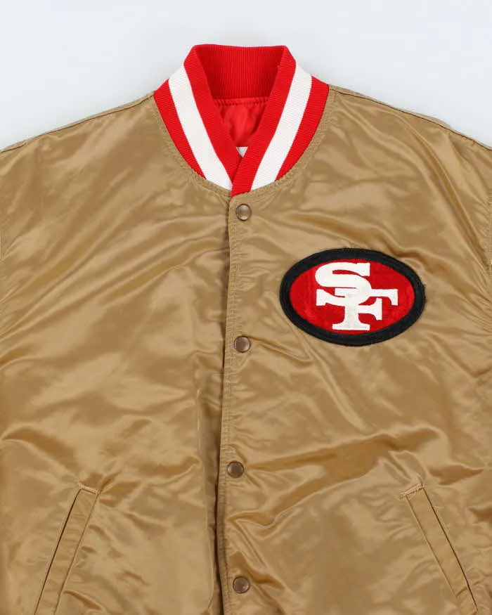 Vintage 90's Pro Line San Francisco 49ers NFL Satin Bomber Jacket - XL sold by Rokit product image thumbnail 3