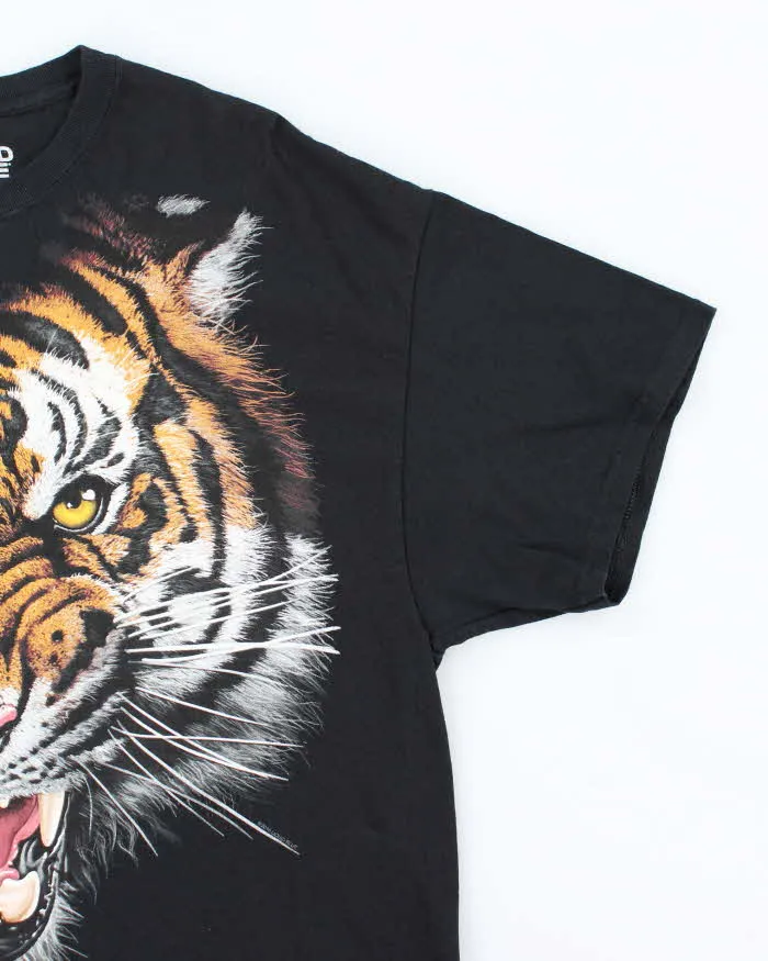 Vintage Liquid Blue Big Tiger Face Graphic T-Shirt - XL sold by Rokit product image thumbnail 4