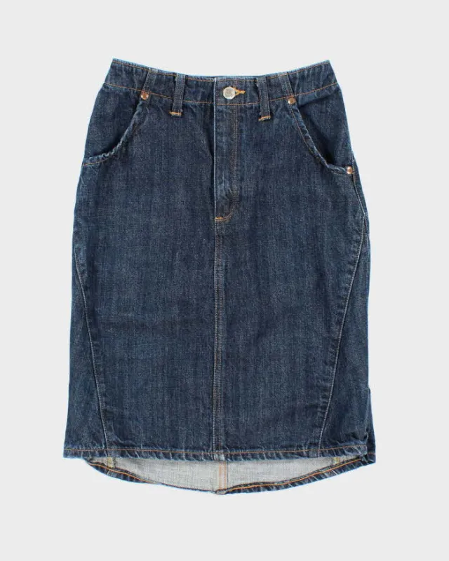 Vintage Lee Denim Skirt - XXS sold by Rokit