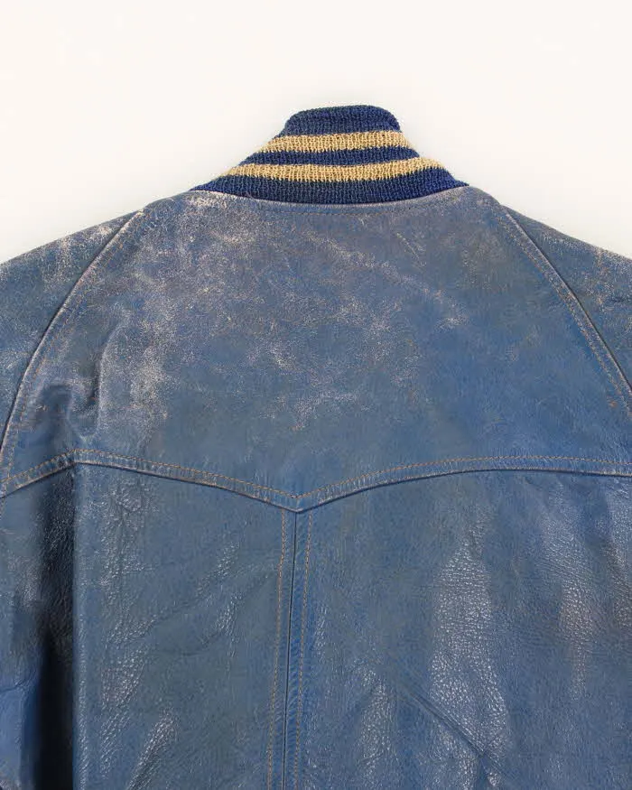 Vintage 50's Wallace League Champs Leather Varsity Jacket - S sold by Rokit product image thumbnail 5