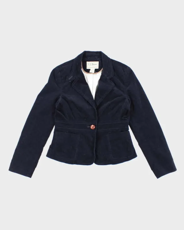 Vintage L.L. Bran Velvet Blazer Jacket - S sold by Rokit