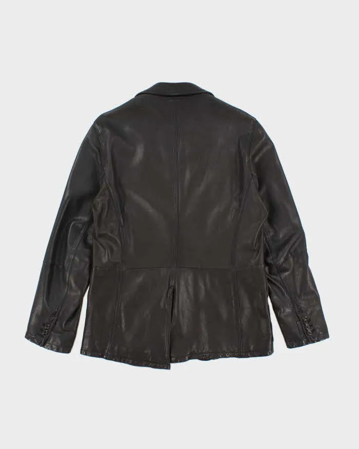 Vintage Y2K Prada Sport Leather Double Breasted Blazer - L sold by Rokit product image thumbnail 2