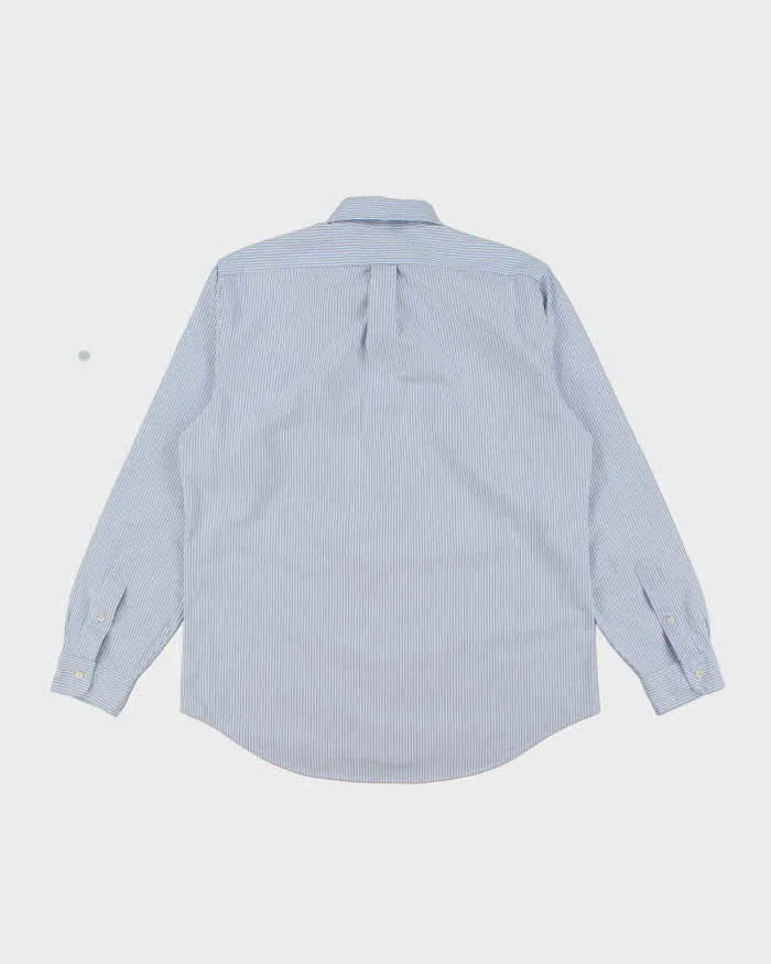 Vintage Ralph Lauren Striped Heavyweight Long Sleeve Shirt - L sold by Rokit product image thumbnail 2