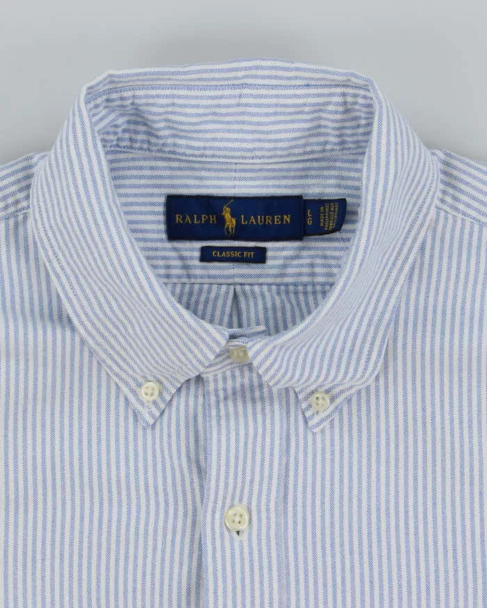 Vintage Ralph Lauren Striped Heavyweight Long Sleeve Shirt - L sold by Rokit product image thumbnail 5