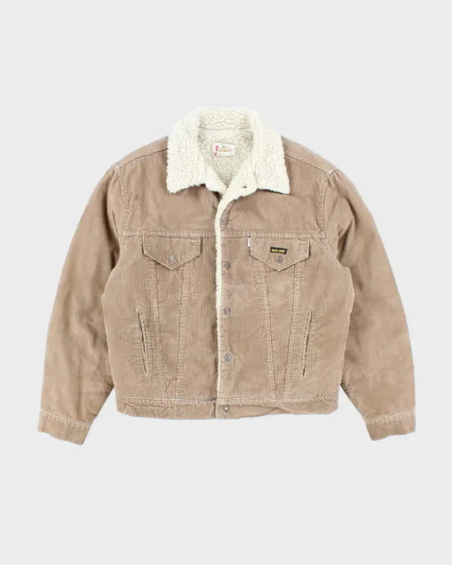 Vintage 80's Levi's White Label Lined Corduroy Jacket - L made by Levi's