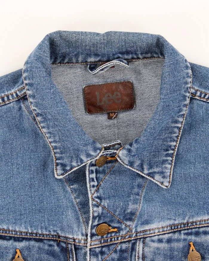 Vintage 90's Lee Medium Wash Denim Jacket - M sold by Rokit product image thumbnail 5