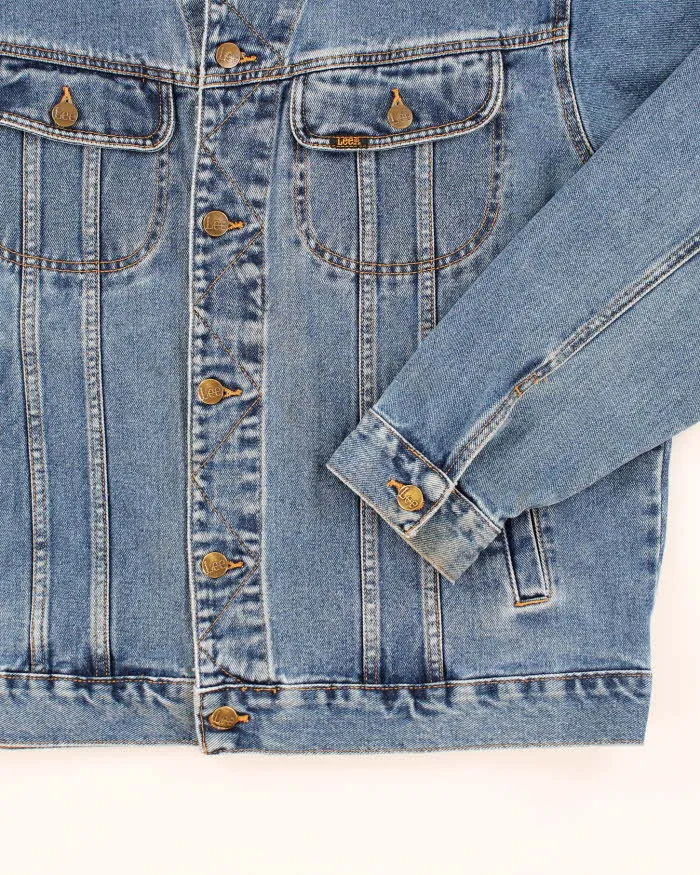 Vintage 90's Lee Medium Wash Denim Jacket - M sold by Rokit product image thumbnail 4