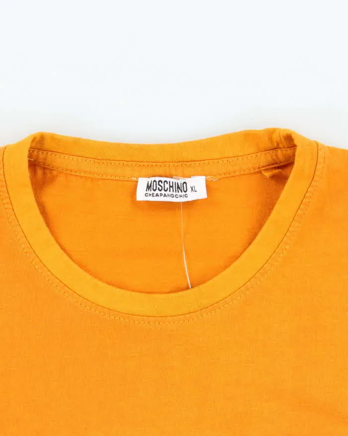 Vintage Y2K Moschino Cheap and Chic Spell Out T-Shirt - XL sold by Rokit product image thumbnail 5