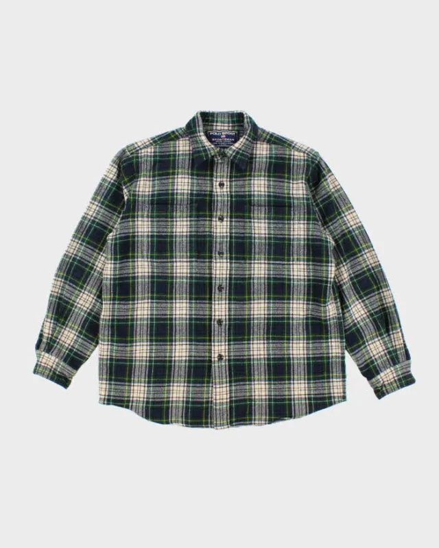 Vintage Polo Sport Ralph Lauren Wool Heavyweight Flannel - M sold by Rokit