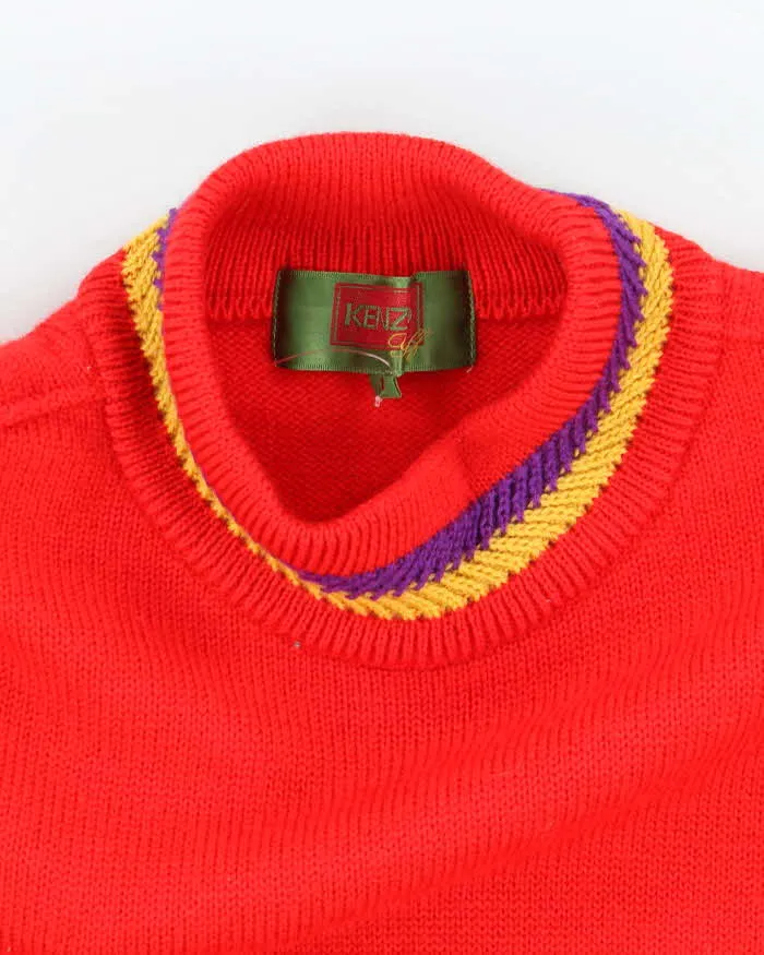 Vintage 90s Kenzo Golf Wool Jumper - M sold by Rokit product image thumbnail 5