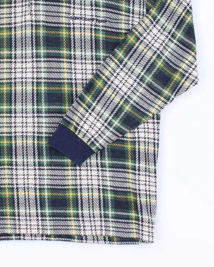 Vintage 90's Longchamp Patterned Quarter Button Long Sleeve Knit - XL sold by Rokit product image thumbnail 4